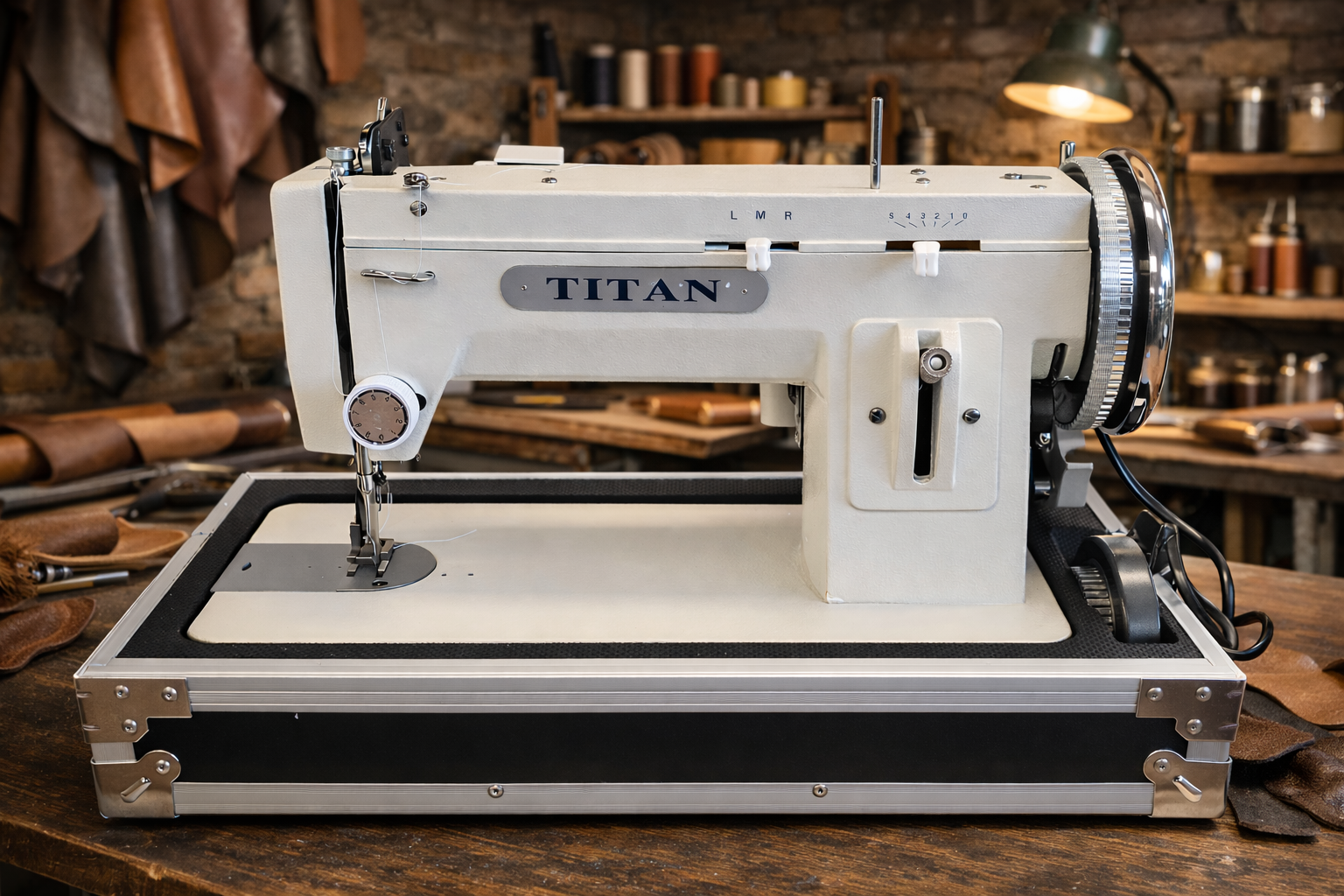 Titan TN-93 Zeus Portable ZigZag Mini Walking Foot Sewing Machine